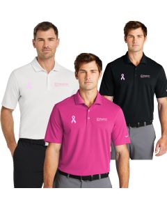Register Roofing Breast Cancer Awareness Polo - Nike Dri-Fit Micro Pique Polo