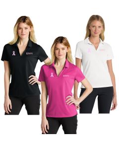 Register Roofing Breast Cancer Awareness Ladies Polo - Nike DriFit Micro Pique Polo
